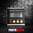 Mini Digital Protractor Inclinometer Electronic Level Box Magnetic Meter A