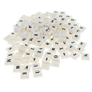 114pcs Literacy Word Spelling Puzzle Match Game - Alphabet Blocks Developmental