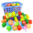 Kids Kitchen Fruit Vegetable Food Pretend Role Play Cutting Set Toys Affordable