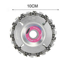 4" Angle Grinder Disc 22 Tooth Chain Saw for Wood Carving Cutting Tools Alloy