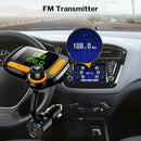 Car Bluetooth FM Transmitter MP3 Player Handfree Radio Adapter Dual USB Charger
