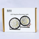 2pcs 12V 18LED Round Car Driving DRL Daytime Running Light Fog HeadLight Lamp