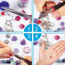 24 Grids Metal Lobster Clasps Hooks DIY Making Jewelry Findings Set Metal Jump