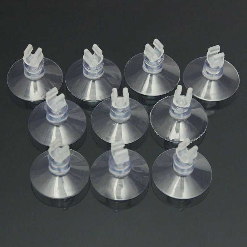 10pcs Aquarium Fish Tank Suction Cup Sucker Holders Fr Air Line Tube Hose Pump