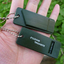 1pc Plastic Survival Whistle 3 Frequency Outdoor Emergency Rescue Aid Kit