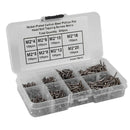 800Pcs Stainless Steel Self Tapping Screw Assortment Kit Lock Nut Wood