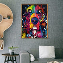 5D DIY Full Drill Diamond Painting Dog Cross Stitch Embroidery Kit (Dog09)