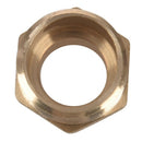 4Pcs 1/2 inch BSP to 3/8 inch SP Male Thread Brass Pipe Hex Nipple Fitting R4R4