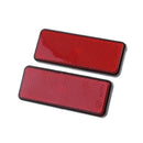 6PCS Red Reflector Tail Brake Stop Marker Light Truck Trailer Motorcyc SIL