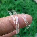 500Pcs Mini Small Clear Rubber Hair Elastic Braids Plaits Braiding Bands New