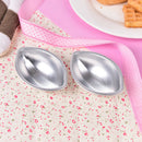 2pcs Crafting Metal Bath Bomb Mold Bath Lemon Shape DIY Metal Soap Mould LJ
