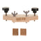 DIY Guitar Bridge Clamp with Rosewood Bridge for Acoustic Guitar Repair Tool