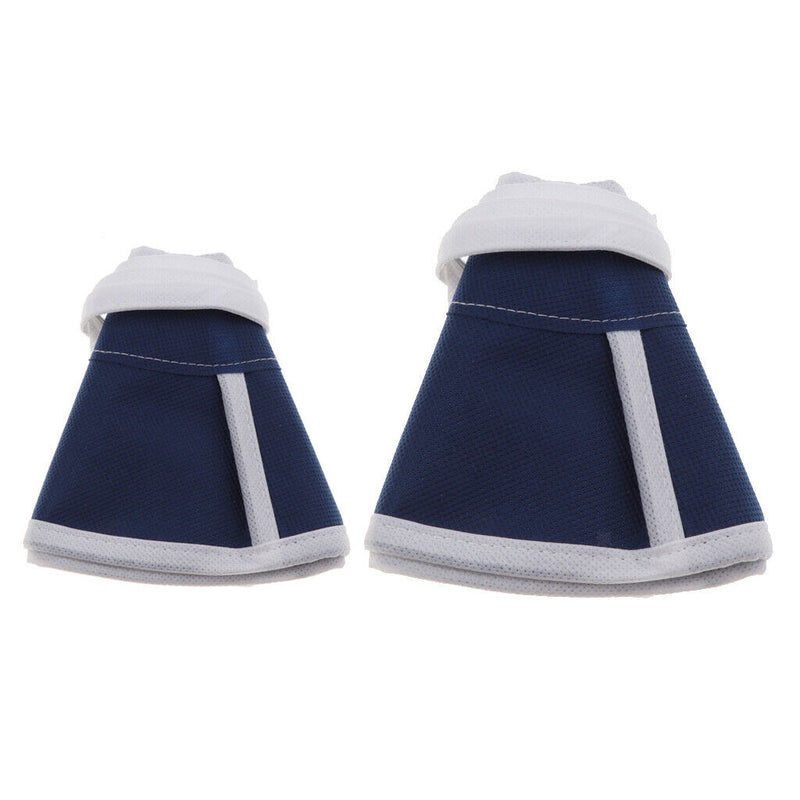 2 X Dog Elizabethan E-Collar Wound Cure Cone Anti-bite Protection