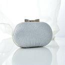 Wedding Bridal Beaded Women Evening Bag Chain Shoulder Handbags Elegant Rhi