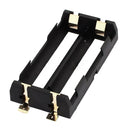Plastic double 18650 Battery holder Black