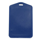 Office School Faux Leather Vertical Name Card ID Badge Holder Pouch 10 Pcs Z6N4