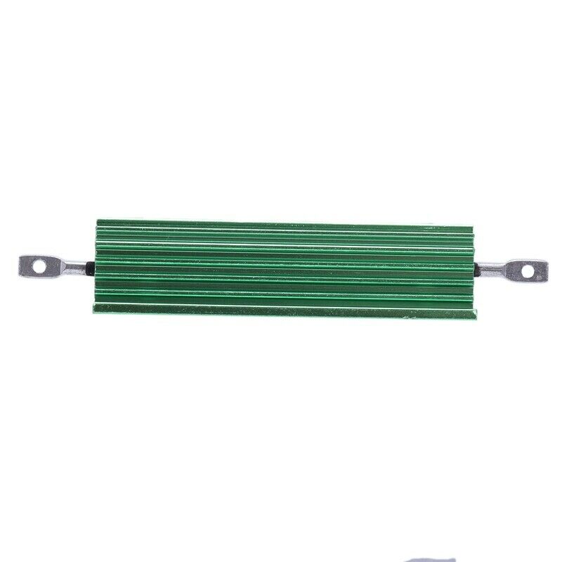 Chassis Mounted 100W 2 Ohm 5% Aluminum Case Wirewound Resistor Green P2R1