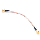 1pc SMA Male To SMA Male RF Pigtail Extension Cable Connectors Lead 16.5cm