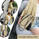 Tassel Decor Shoulder Messenger Handbags Straw Women Crossbody Bucket Bags