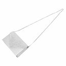 Womens Silk face Diamond Clutches Shoulder Bag Evening Bridal Prom Satchel  R7J5