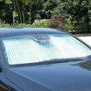 Aluminum Foil Automatic Retractable window car front windshield visor K2D0