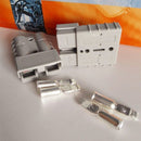 4PCS Battery Quick Connector 50A 8AWG Plug Connect Disconnect Winch Trailer Gray