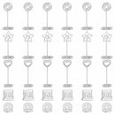 30 Pcs Table Number Holders Place Card Holders Photo Stands Memo Clips for  S2E2