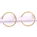 9Pcs/set Body Piercing Jewellery Nose Ring Hoop Earrings Stud Stainless Steel
