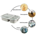 New Natural Material Lunch Bento Box Food Heated Thermos Container Kitchen