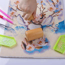5D Diamond Painting Tool Wooden Roller, Wood Roller For Rhinestone Embroide Z7I5