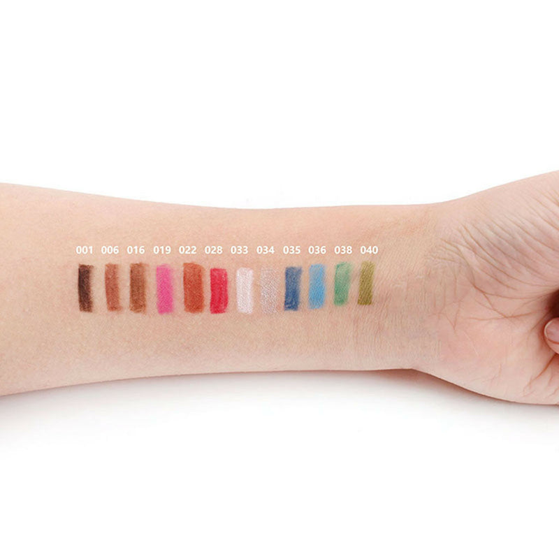 12PCS Makeup Lasting Eye Shadow Eyeliner Lip Pencil Pen Cosmetics Coffee