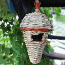 Birds Cages Garden Ornament Artificial Bird Nest Straw Bird Nest Woven Bird