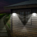 3 Modes Square LED Solar Wall Lamps Waterproof Motion Sensor Outdoor Lights
