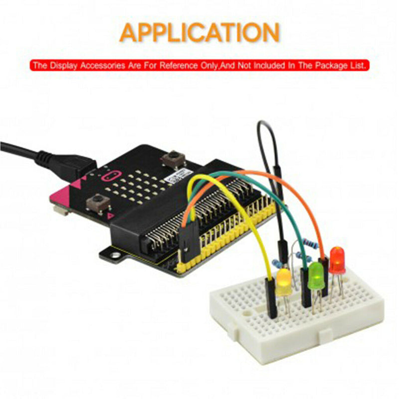 2Pcs Micro bit GPIO Expansion Board Breakout Board Adapter DIY Kits