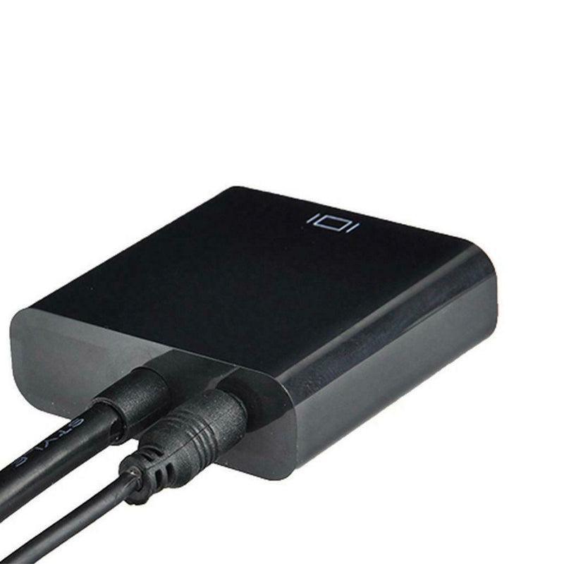 HDMI Male to VGA Female + Aux Audio Cable Adapter Video Digital Converter
