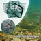 6 Sides 12 Holes Automatic Fishing Net NylonÃ‚Â Crab Fish Trap ShrimpÃ‚Â Cage (D) A