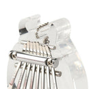 Mini 8 Keys Kalimba Clear Acrylic Thumb Piano With Key Pendant