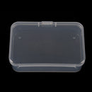 1Pcs Clear Plastic Transparent With Lid Storage Box Collection Container Case Bj