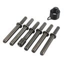 7 Pcs Great Heavy Duty Smoothing Pneumatic Air Rivet Hammer Tools Kit W6Q5