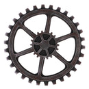 Rustic Wooden Circle Gear Home Bar Wall Hanging Art Craft Decorative