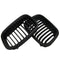 1 Pair Abs Front Replacement Matte Black Kidney Grille Grill For Bmw E46 3  P5H2