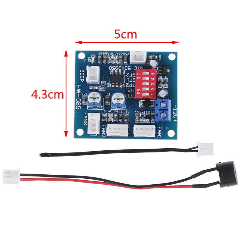 DC 12v pwm pc cpu fan temperature control speed controller module Gw