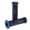 2 Pairs Blue+Green 7/8'' 22mm Motorcycle Handlebar Comfortable Grip Durable