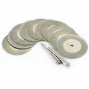 10Pcs Accessories 35mm Diamond Cutting Disc for Metal Grinding Wheel Disc M