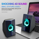 S5 Computer Speaker USB Powered AUX Mini Loudspeaker for Desktop Laptop PC A
