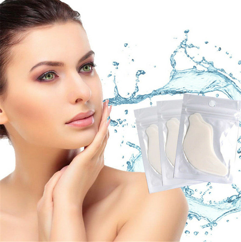 Under Eye Lower Lashes Gel Pads Reusable Washable Silicone for Eyelashes Makeup