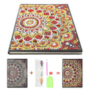 DIY Mandala Special Shaped Diamond Painting 50 Pages Notepad A5 Sketchbook