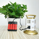 4 Slot LED Battery Charger For 18650 Li-ion Rechargeable Batteries Wall Adapter