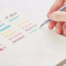 Colorful Ink Gel Pens Marker Creative Simple Writing School Office 8pcs