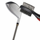 3 Pieces Golf Double-Sided Cleaning Brush Retractable Zipper Wire Groove Cl